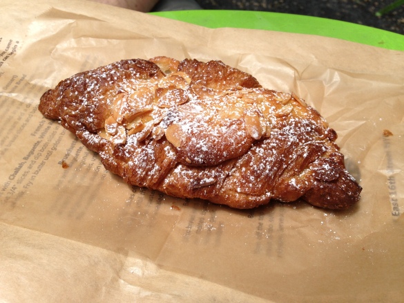 The flat but full-flavored Almond Croissant.