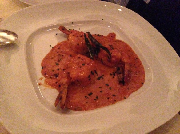 The Shrimp Special Appetizer -- basically tikka masala, but a well-executed version of that.