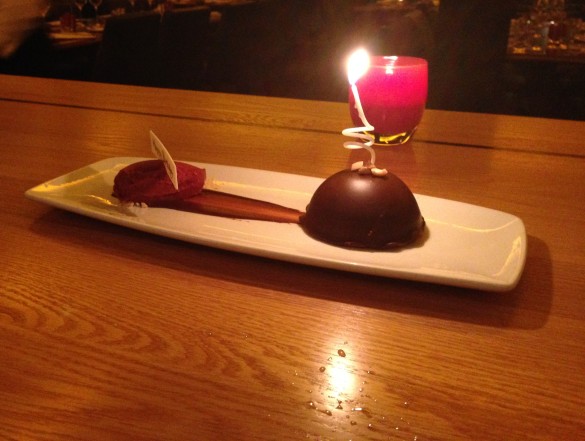 Obviously this dessert was meant for Dan. Even if he didn't actually eat any of it.