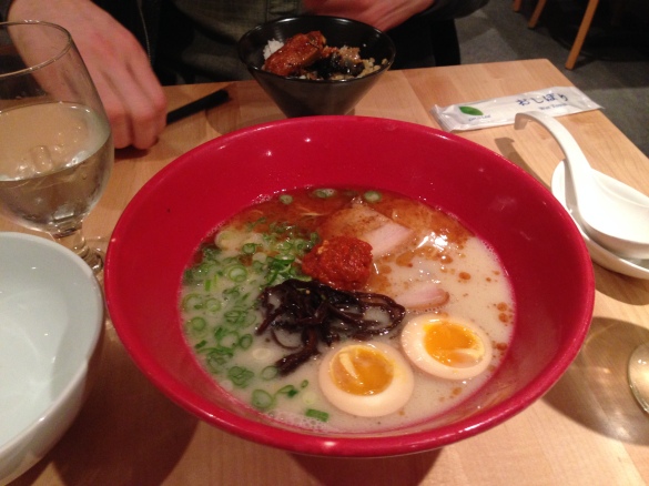 The Akamaru Modern Ramen, which actually lived up to all the buzz about it on the Internet.