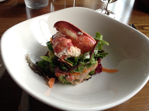 The RiverMarket Montauk Hardshell Lobster Salad, a true summer dish.
